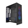 NZXT H7 Flow RGB Mid-Tower ATX Airflow Computer Case, 3x RGB Core Pre-Installed Fans, Up to 420mm Radiator & 10x Fans Support, SGCC Steel Material, Dark Tinted Tempered Glass, Black | CM-H72FB-R1